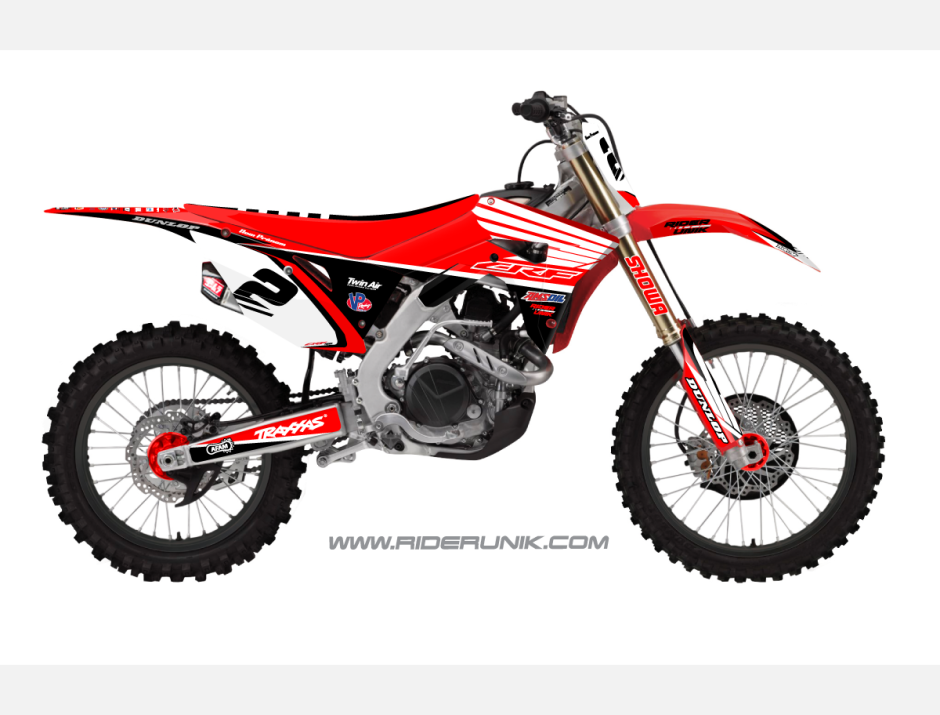 KIT DECO MOTOCROSS TRAX BLACK 1