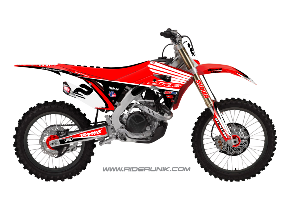 KIT DECO MOTOCROSS TRAX BLACK 1