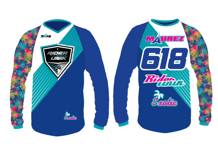 Maillot motocross personnalisable RiderUnik Exotic Series
