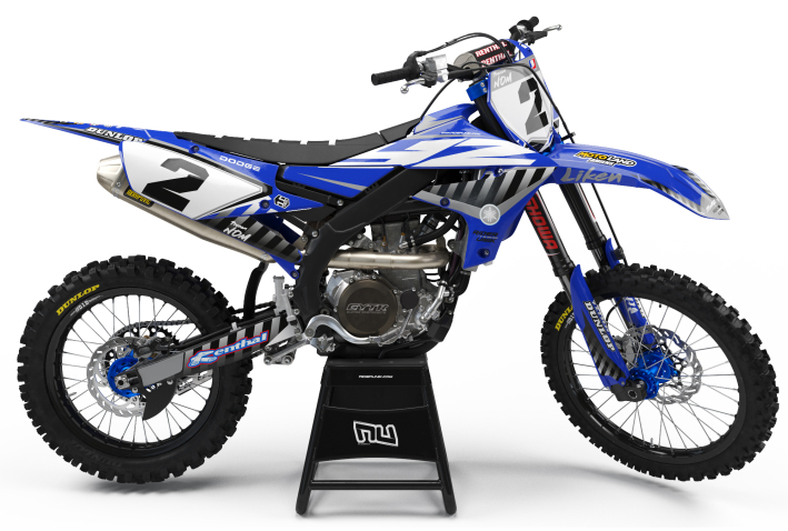 KIT DECO MOTOCROSS LIKEN BLUE