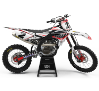 KIT DECO MOTOCROSS LIKEN WHITE RED
