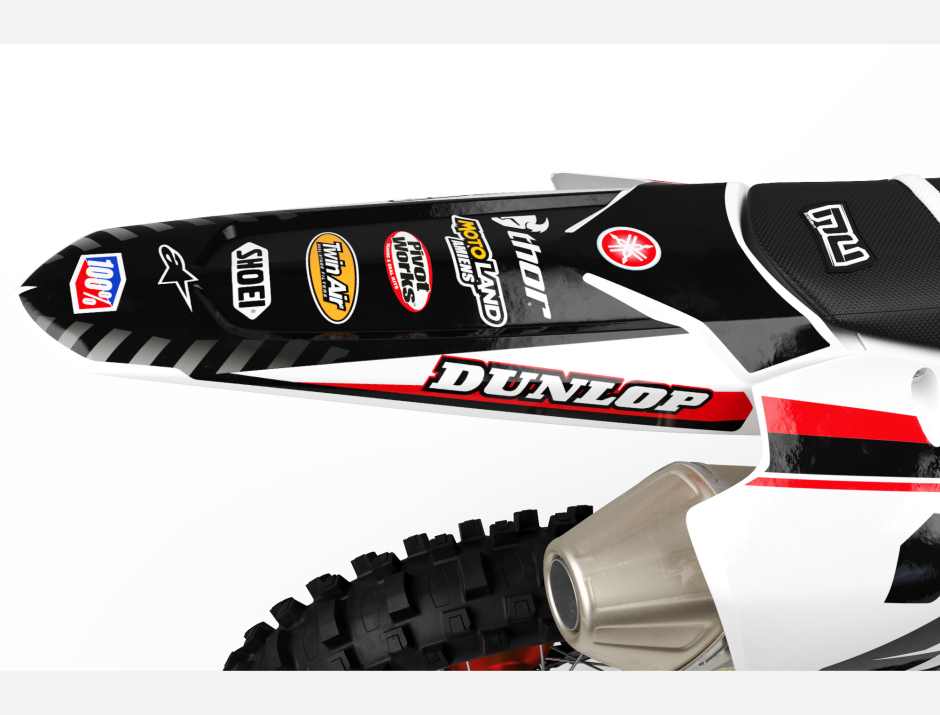KIT DECO MOTOCROSS LIKEN WHITE RED 3