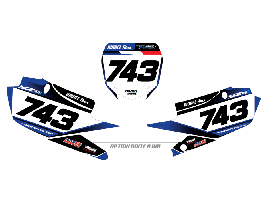 KIT DECO FONDS DE PLAQUES YAMAHA GRAD 1