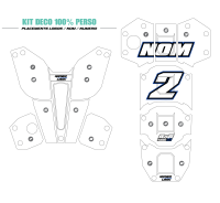 KIT DECO RXR BULLET 100% PERSONNALISE