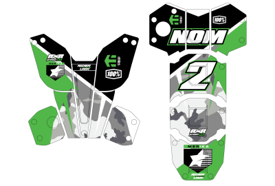 KIT DECO RXR BULLET MERIKA VERT