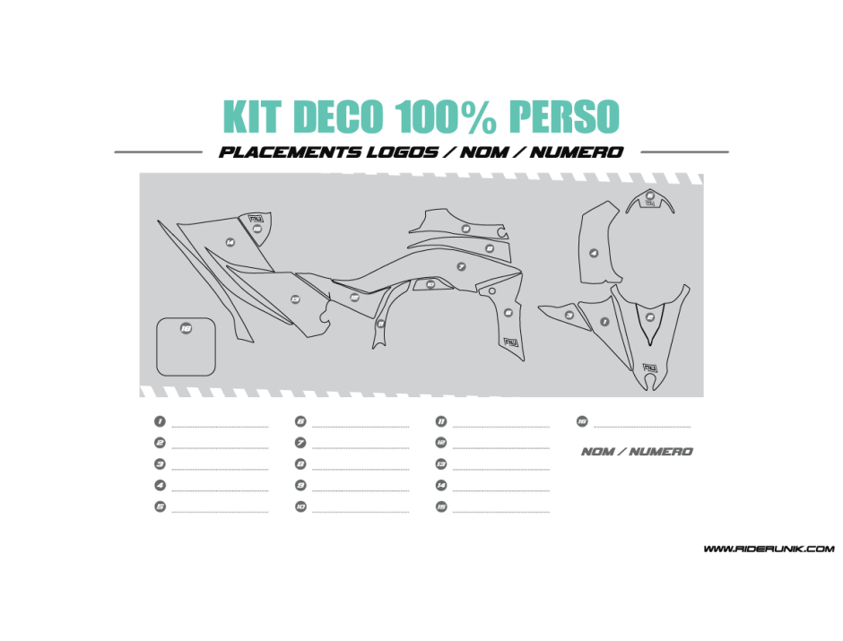 Kit déco quad Banshee Enjoy The Ride 3