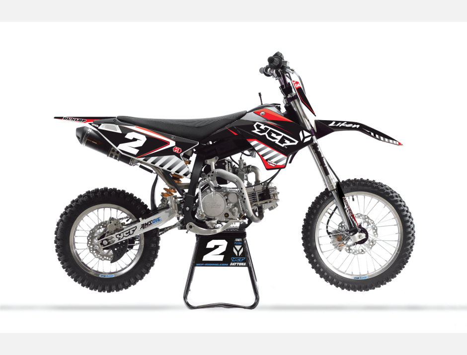 KIT DECO MOTOCROSS YCF BIGY LIKEN ROUGE 1