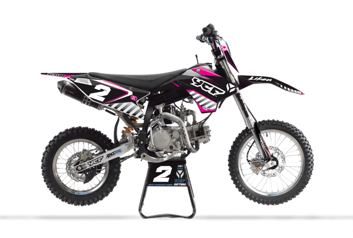KIT DECO MOTOCROSS YCF BIGY LIKEN ROSE