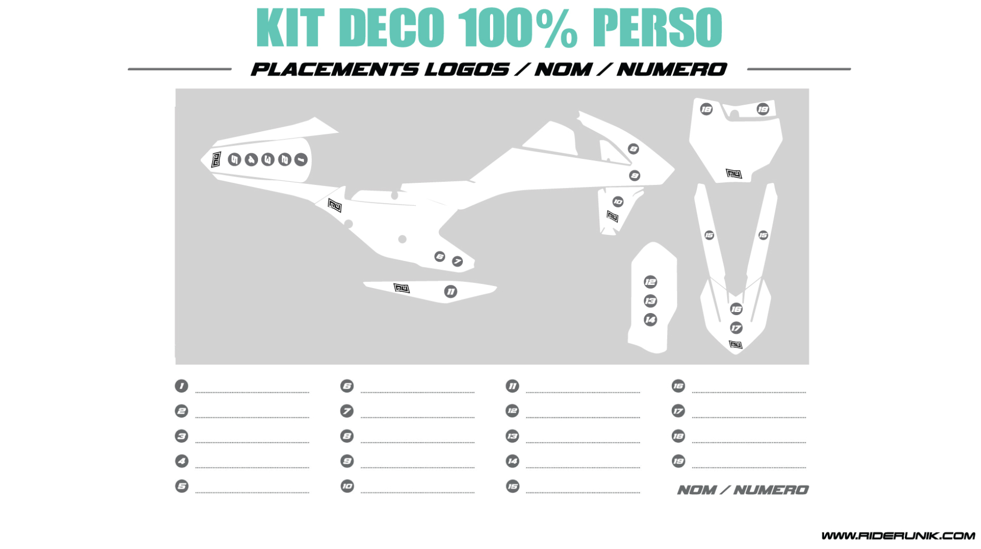 KIT DÉCO 100% PERSO