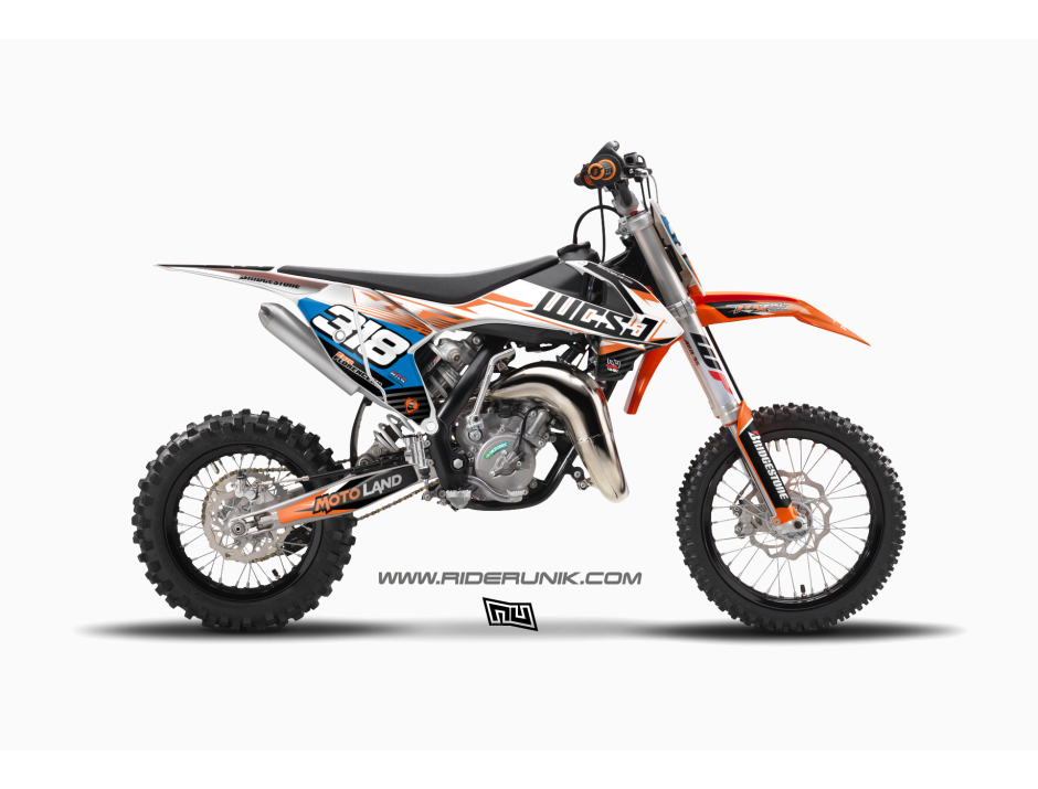 KIT DECO MOTOCROSS 65SX RIDERUNIK WCSJ 1