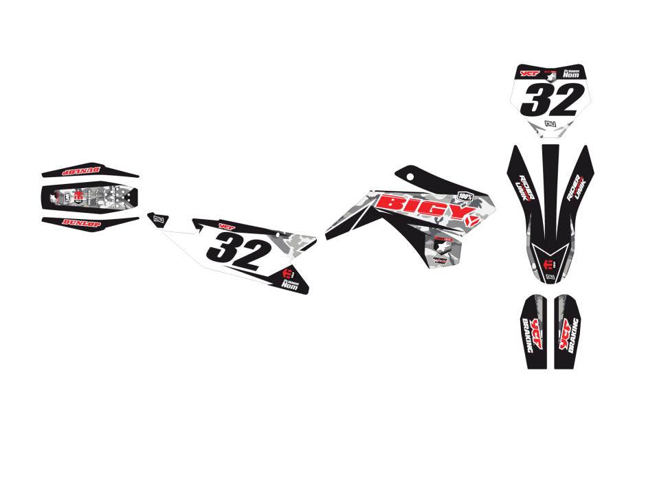 KIT DECO MOTOCROSS YCF BIGY MERIKA 2