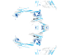 KIT DECO QUAD MXU 550-700i AGRY BLANC 2