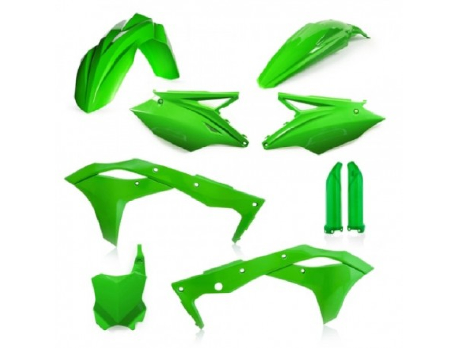 Kit plastique Acerbis Kawasaki Vert fluo 1