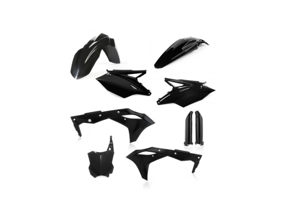 Kit plastique Acerbis Kawasaki Noir 1