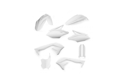 Kit plastique Acerbis Kawasaki Blanc