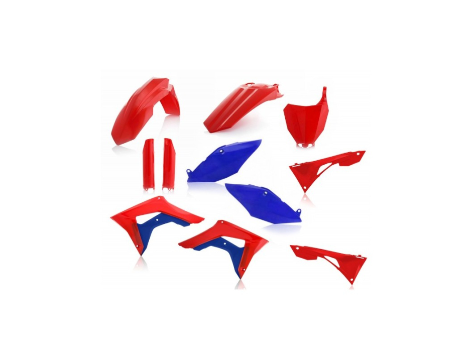 Kit plastique Acerbis Honda Rouge/bleu 1
