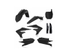 Kit plastique Acerbis Yamaha Noir 1