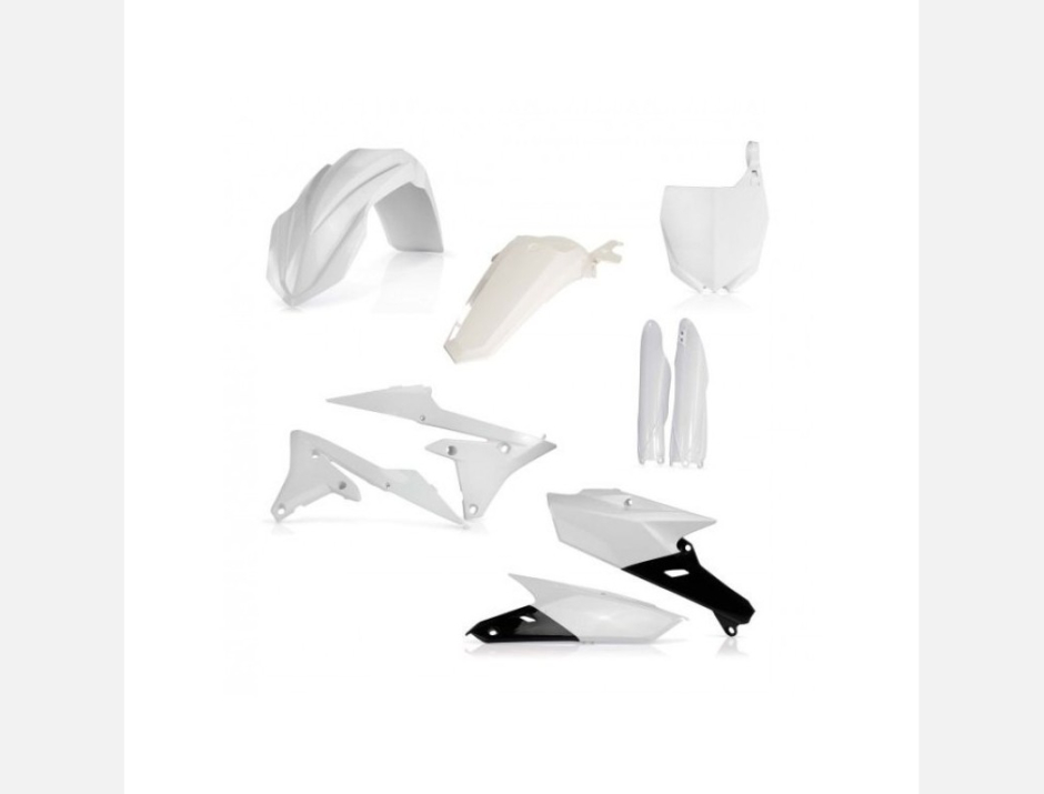 Kit plastique Acerbis Yamaha Replica Blanc 1