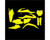 Kit plastique Acerbis Ktm Jaune fluo 1