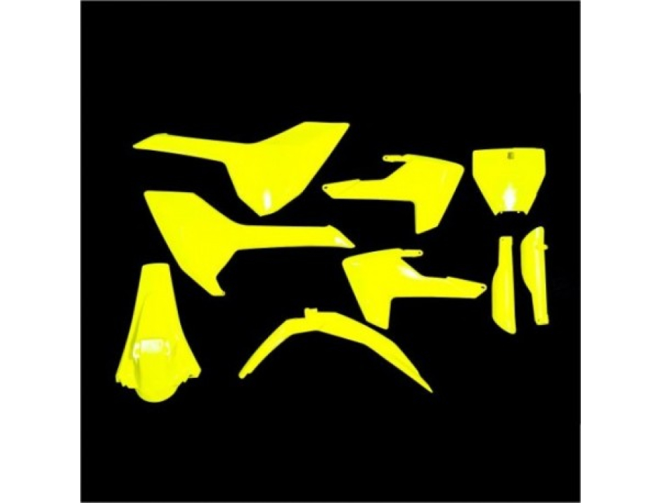 Kit plastique Acerbis Husqvarna Jaune fluo 1