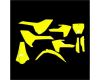 Kit plastique Acerbis Husqvarna Jaune fluo 1