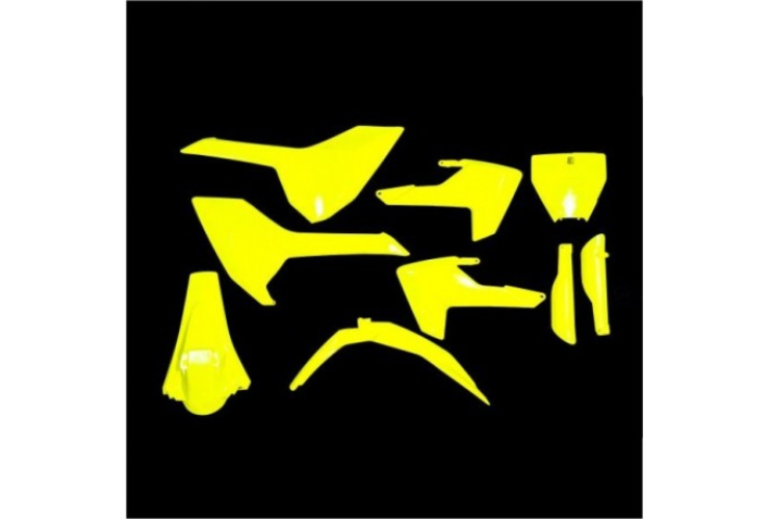 Kit plastique Acerbis Husqvarna Jaune fluo