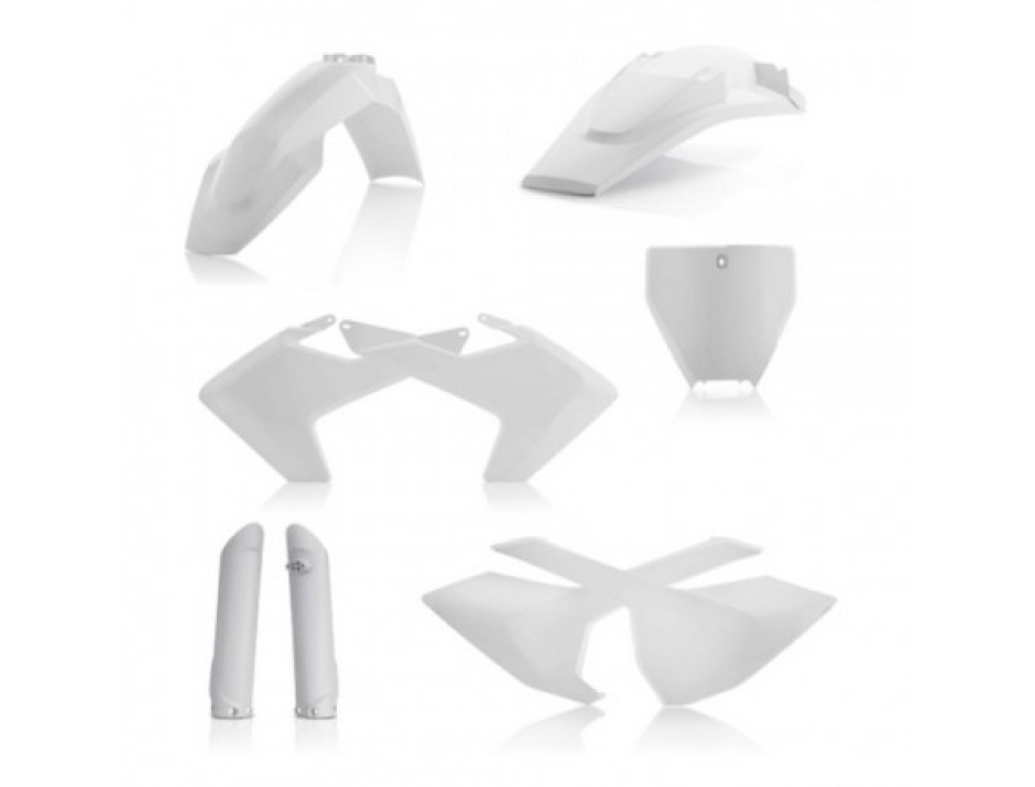 Kit plastique Acerbis Husqvarna Blanc 1