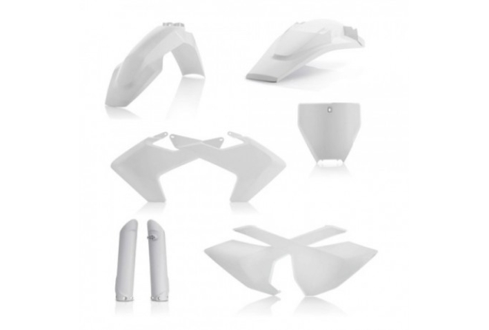 Kit plastique Acerbis Husqvarna Blanc