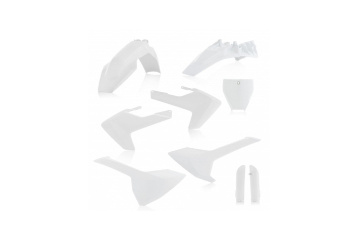 Kit plastique Acerbis Husqvarna Blanc