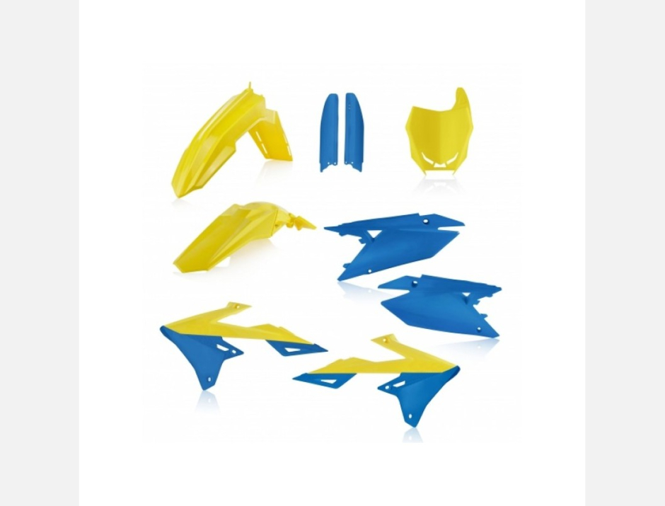 Kit plastique Acerbis Suzuki Jaune/Bleu 1