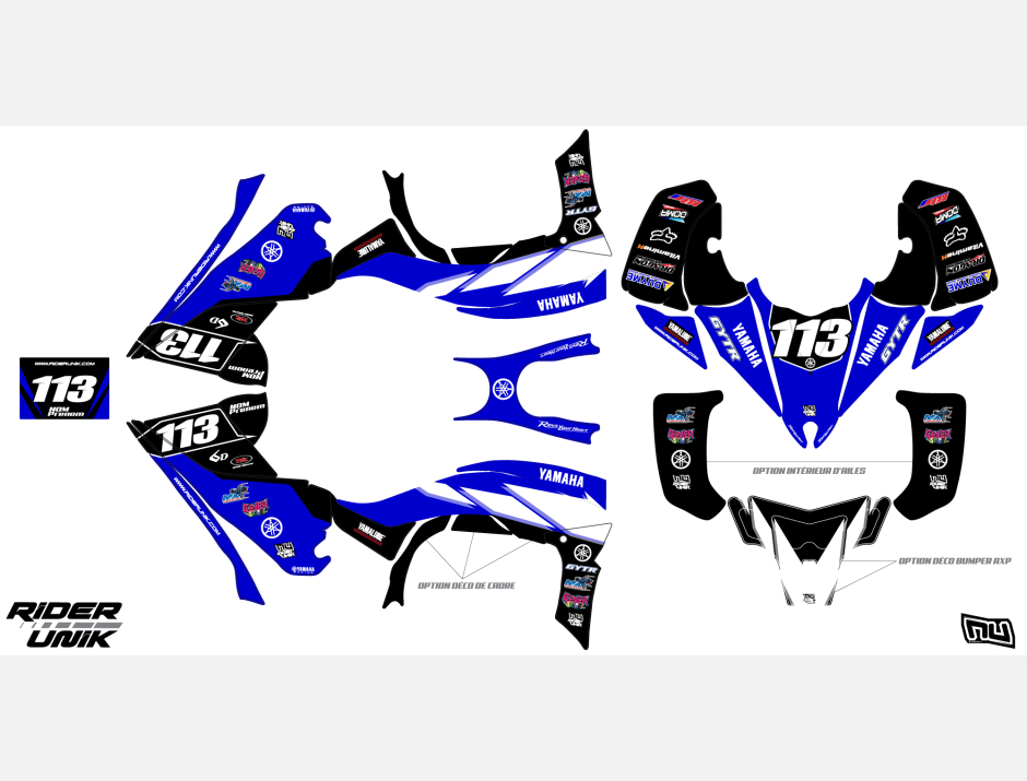 Kit déco quad Yfz-R LOC 1