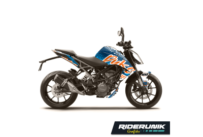 KIT DECO KTM DUKE SPLASH ORANGE