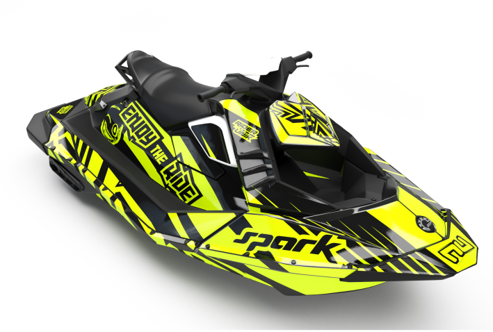 KIT DECO SEA-DOO SPARK ENJOY THE RIDE FLUO FULL