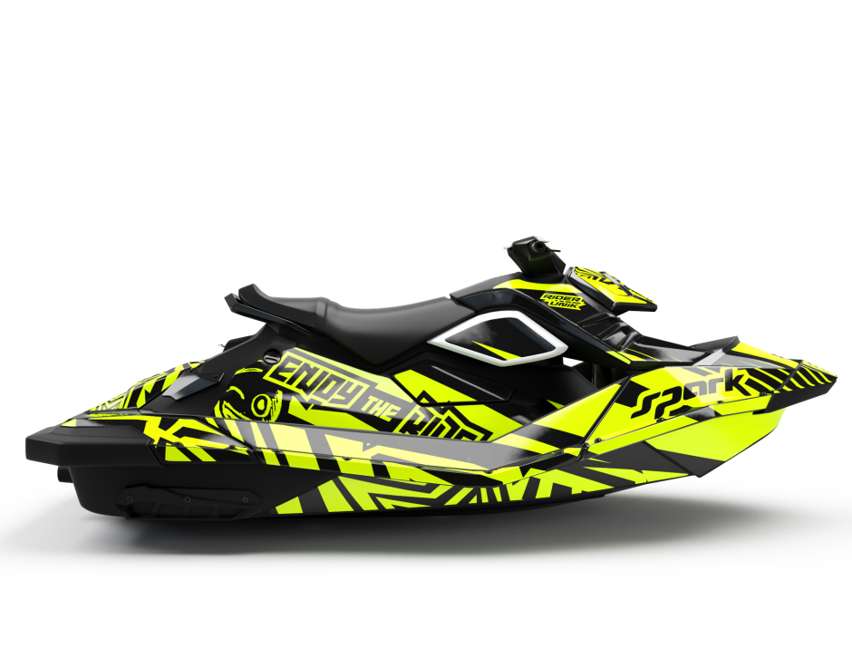 KIT DECO SEA-DOO SPARK ENJOY THE RIDE FLUO FULL 2