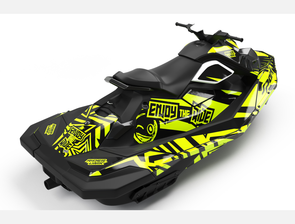 KIT DECO SEA-DOO SPARK ENJOY THE RIDE FLUO FULL 3