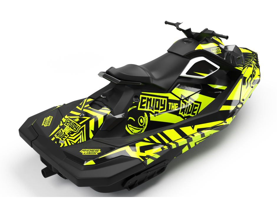 KIT DECO SEA-DOO SPARK ENJOY THE RIDE FLUO FULL 3
