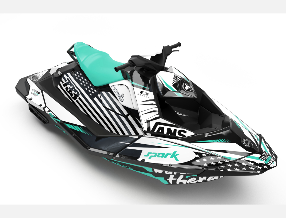 KIT DECO SEA-DOO SPARK WATER THERAPY AQUA FULL 1