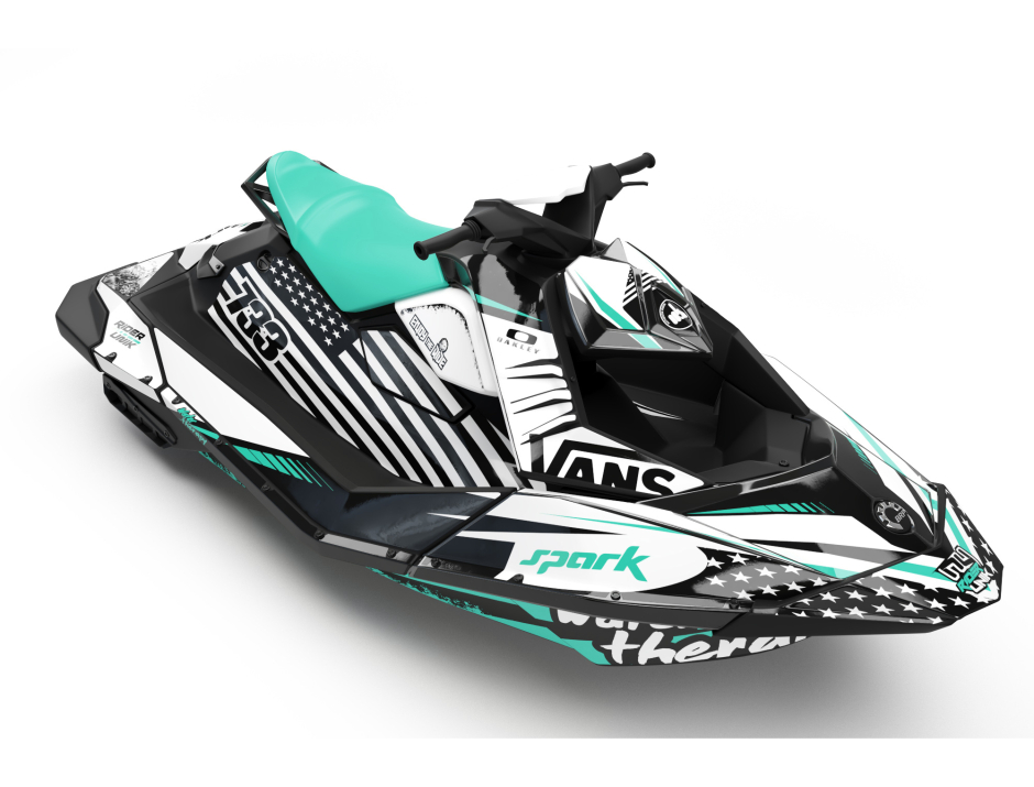 KIT DECO SEA-DOO SPARK WATER THERAPY AQUA FULL 1