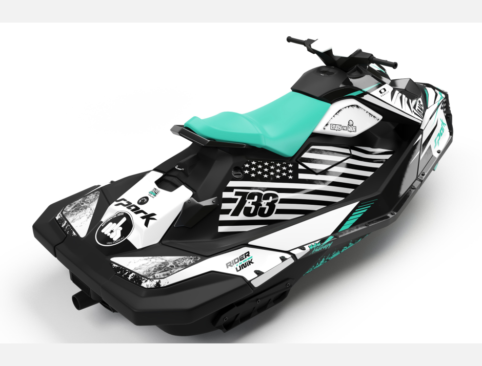 KIT DECO SEA-DOO SPARK WATER THERAPY AQUA FULL 3
