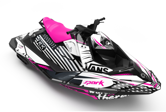 KIT DECO SEA-DOO SPARK WATER THERAPY PINK FULL