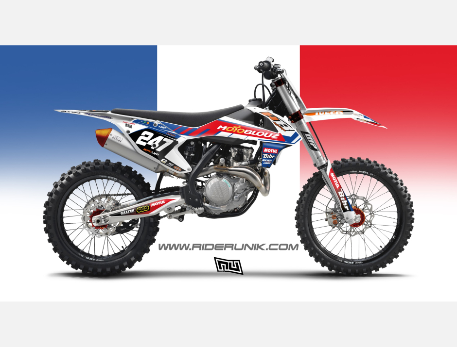 KIT DECO MOTOCROSS KTM HB FRANCE 1