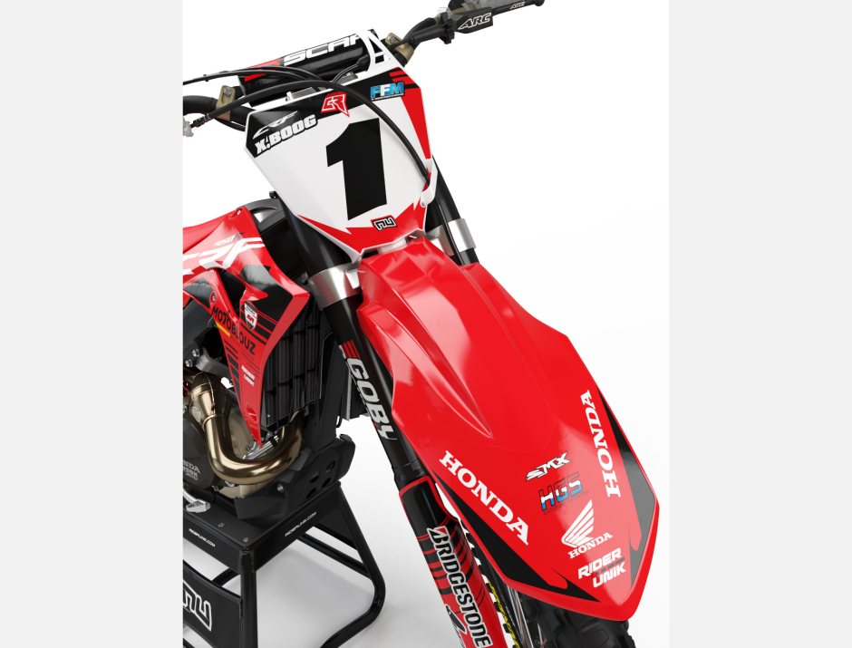 KIT DECO MOTOCROSS CR/CRF SR TEAM 3