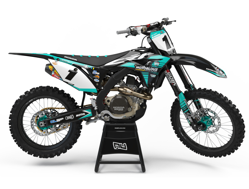 KIT DECO MOTOCROSS CR/CRF SR TEAM BLACK EDITION 1