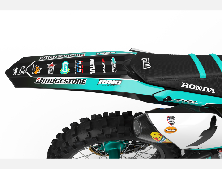 KIT DECO MOTOCROSS CR/CRF SR TEAM BLACK EDITION 2