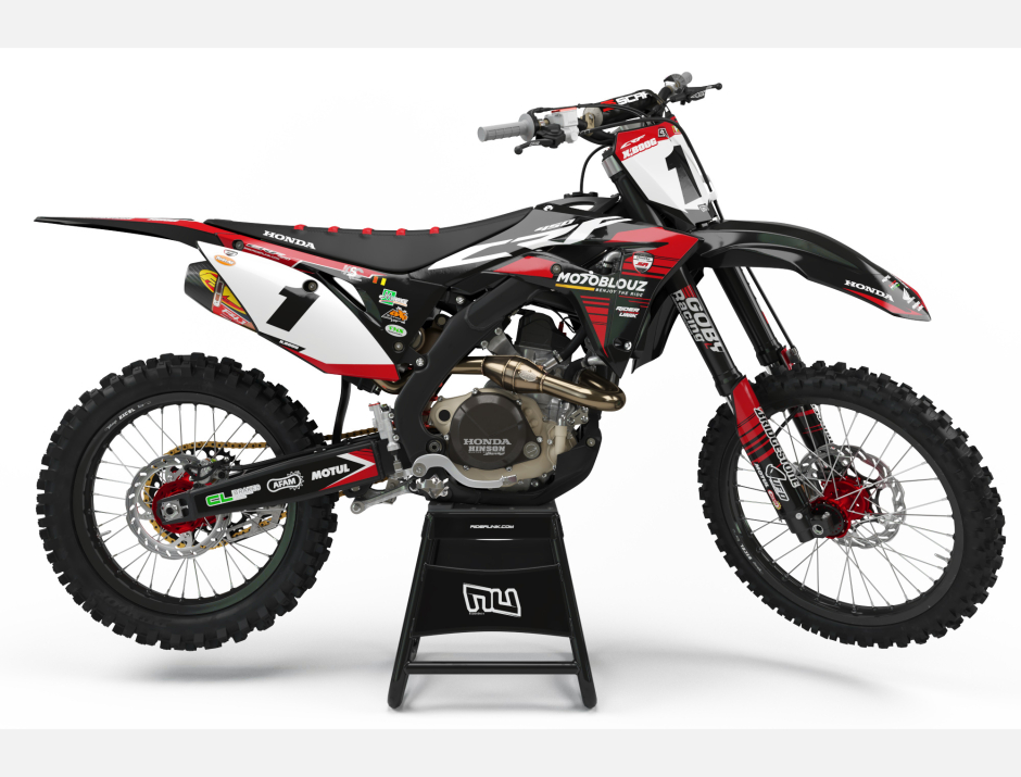 KIT DECO MOTOCROSS CR/CRF SR TEAM BLACK/RED EDITION 1