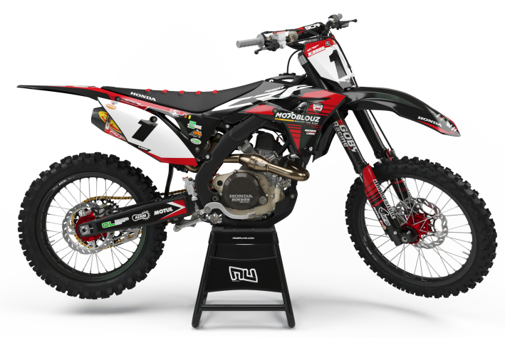 KIT DECO MOTOCROSS CR/CRF SR TEAM BLACK/RED EDITION