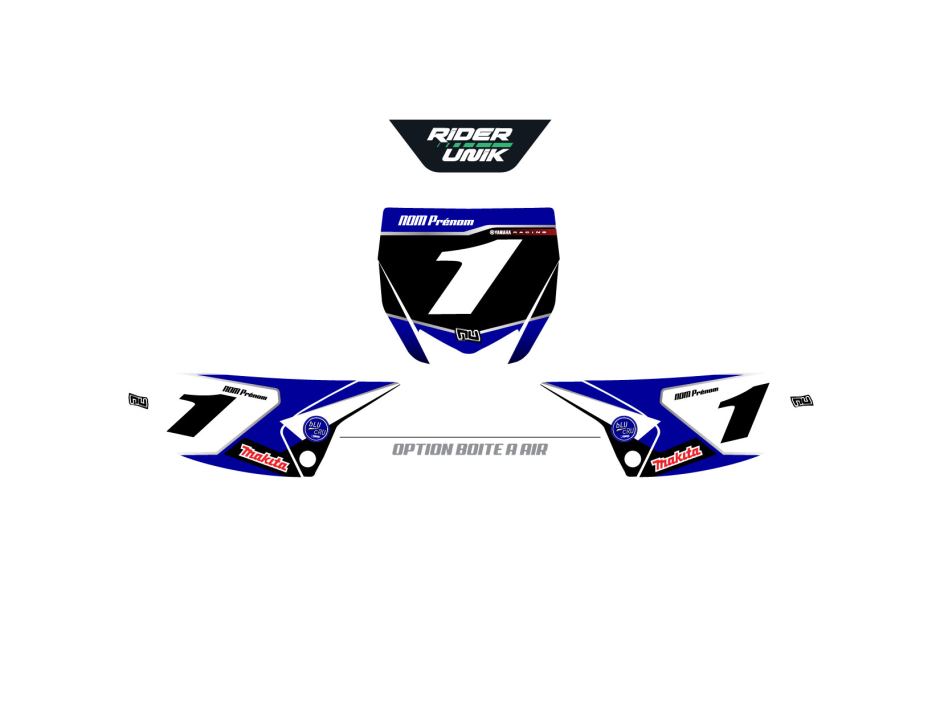 KIT DECO FONDS DE PLAQUES YAMAHA RID 65 YZ 2019 1