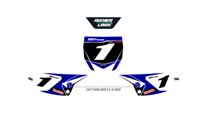 KIT DECO FONDS DE PLAQUES YAMAHA RID 65 YZ 2019