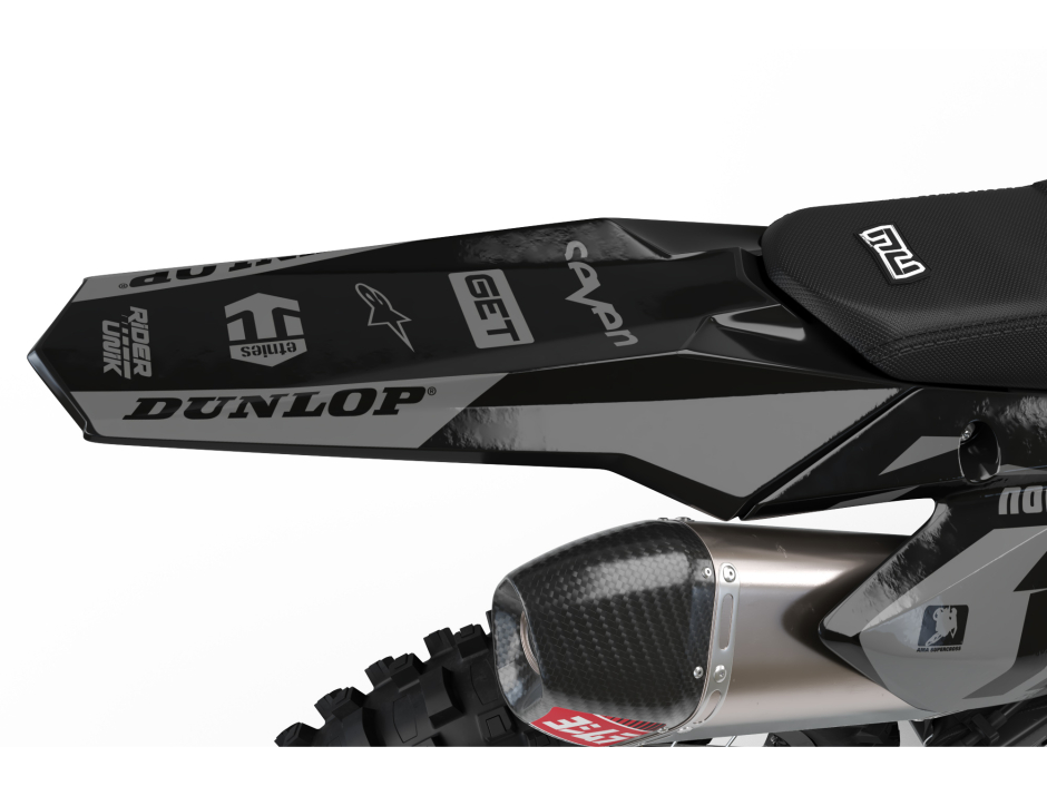 KIT DECO MOTOCROSS SUZUKI RIDER GREY 2