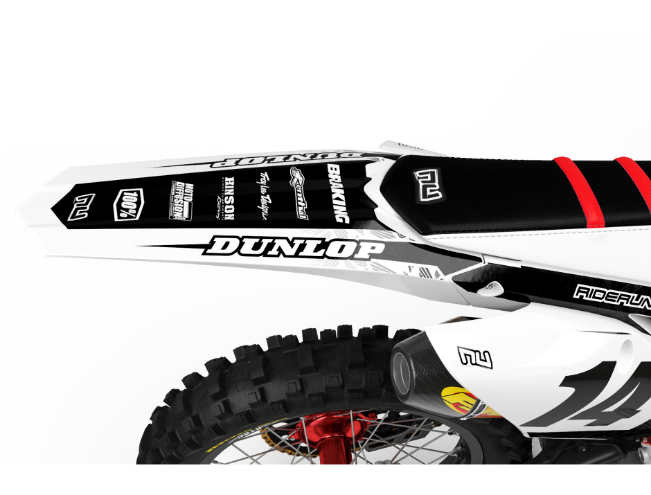 KIT DECO MOTOCROSS CR/CRF ENJOY THE RIDE RED/BLACK 2